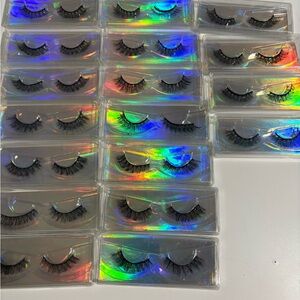 Dramatic Black False Eyelashes Set 18